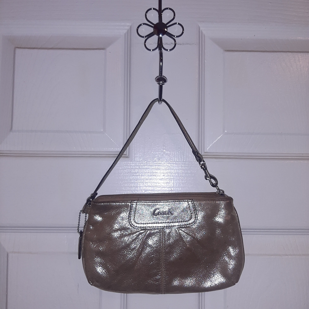 Coach Gold Wristlet